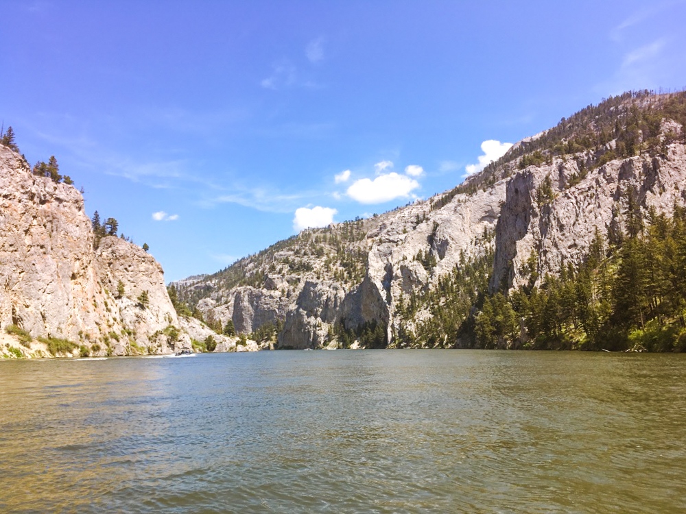 Boating Through the Gates of the Mountains in Montana