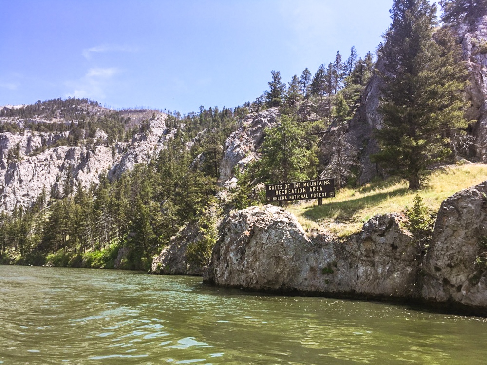 Entering the Gates of the Mountains from Upper Holter Lake