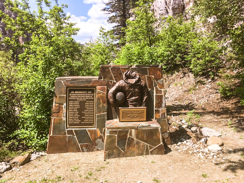 Mann Gulch Fire Smokejumper Memorial at Meriwether Picnic Area