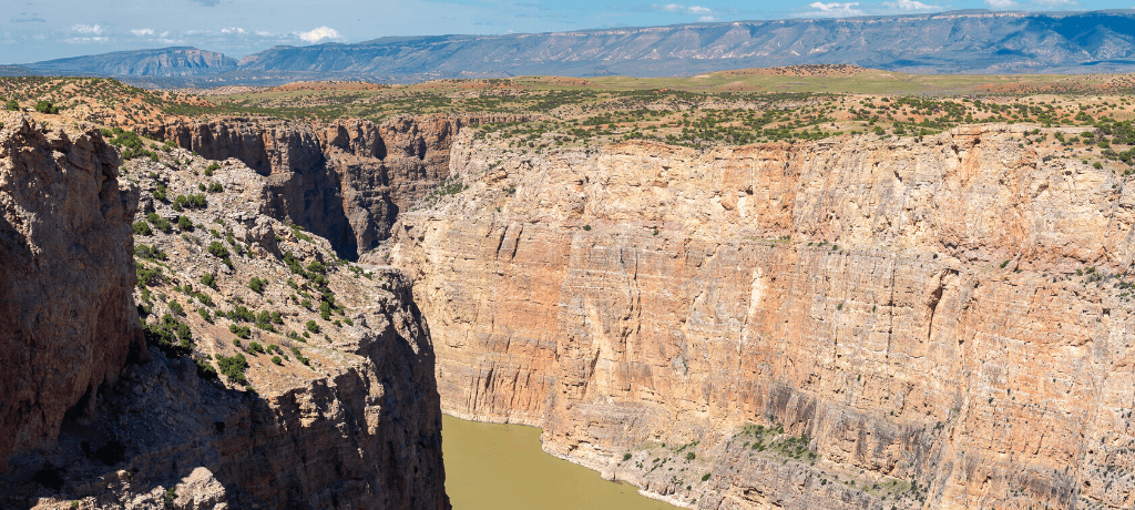 Bighorn Canyon, one of the National Historic Sites in Montana