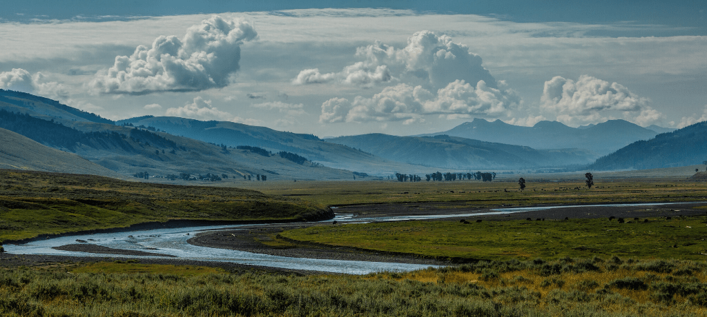 Portion of the Yellowstone Caldera